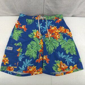Polo Ralph Lauren Swim Trunks Mens Medium Floral Hawaiian Board Shorts